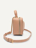 PEDRO Lyra Ruched Shoulder Bag - Nude