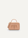 PEDRO Lyra Ruched Shoulder Bag - Nude