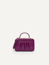 PEDRO Lyra Ruched Shoulder Bag - Purple