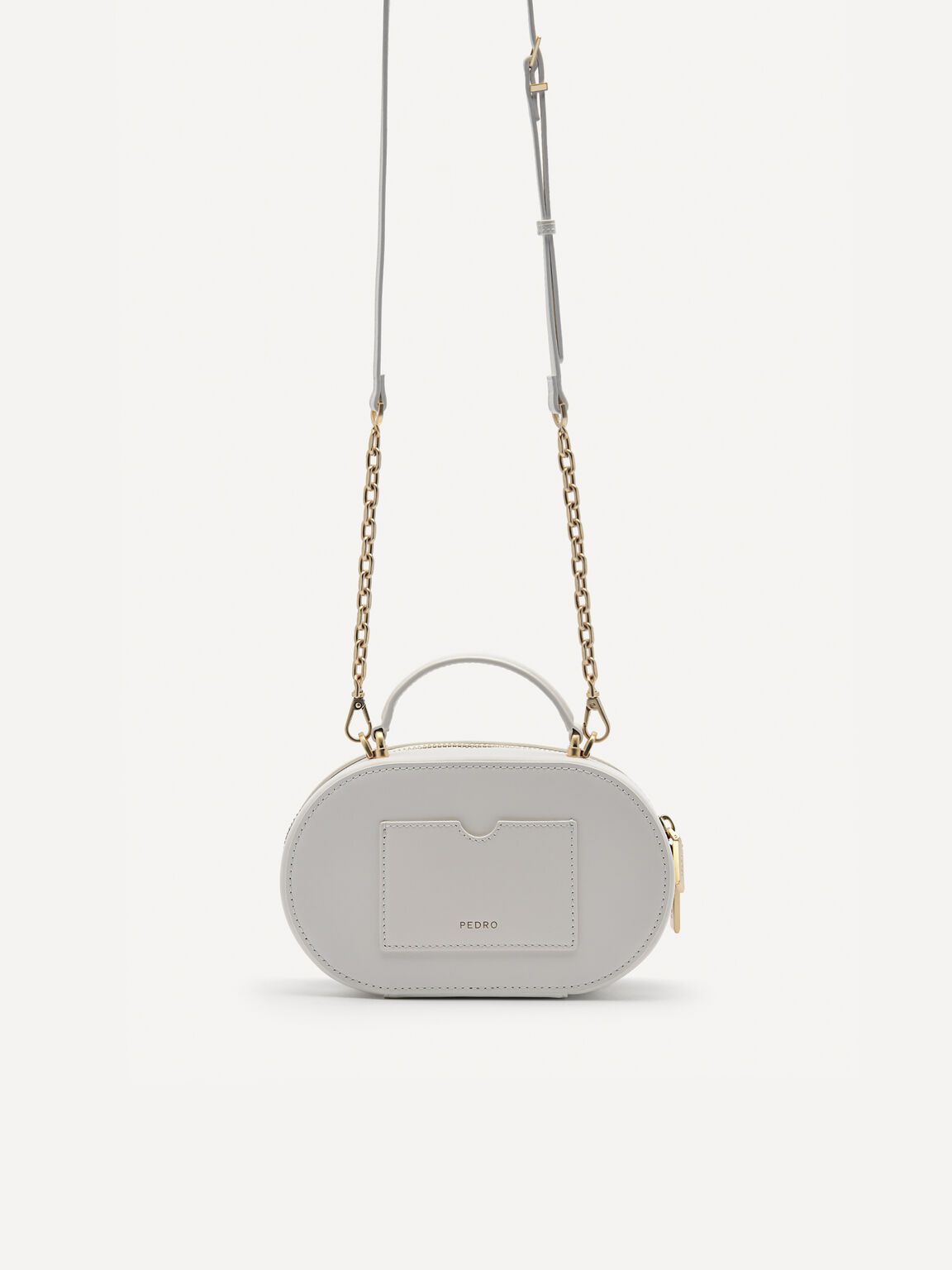 Chalk Bianca Leather Shoulder Bag - PEDRO International