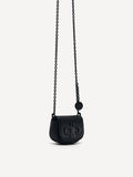 PEDRO Women Icon Leather Micro Sling Pouch - Black