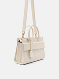 PEDRO Studio Bella Leather Handbag in Pixel - Chalk