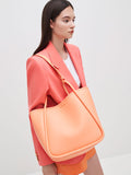 CHARLES & KEITH_Circle Handle Tote Bag_Orange