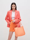 CHARLES & KEITH_Circle Handle Tote Bag_Orange