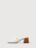 Bonia White Ambra Heeled Mules 08367-6000-01