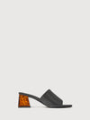 Bonia Nero Ambra Heeled Mules 08367-6000-08