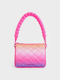 Lana Holographic Quilted Shoulder Bag