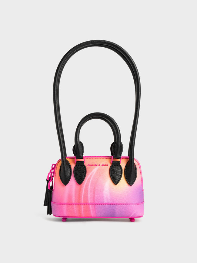 Harmonee Holographic Four Handle Handbag