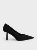 CHARLES & KEITH Cylindrical Heel Pumps Black