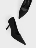 CHARLES & KEITH Cylindrical Heel Pumps Black