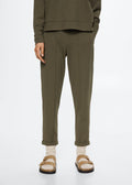 MANGO WOMEN TROUSERS PIQUE-37