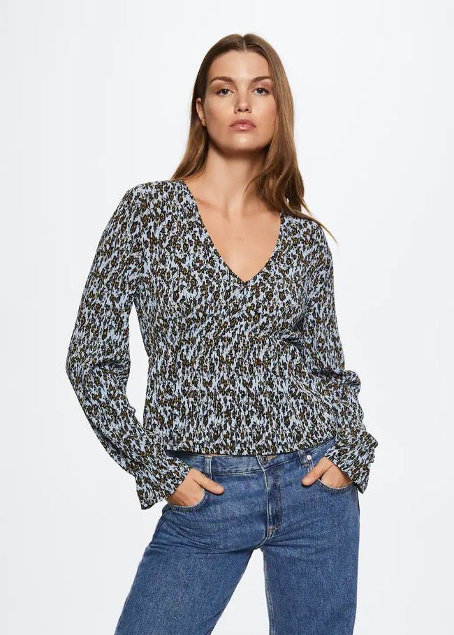 MANGO WOMEN SHE BLOUSE LACASA-50