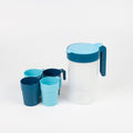 1NOM 1-piece Pitcher & 4-piece Cup Set - Blue