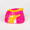 1NOM Cartoon Crocodile Lunch Bag - Rose Red