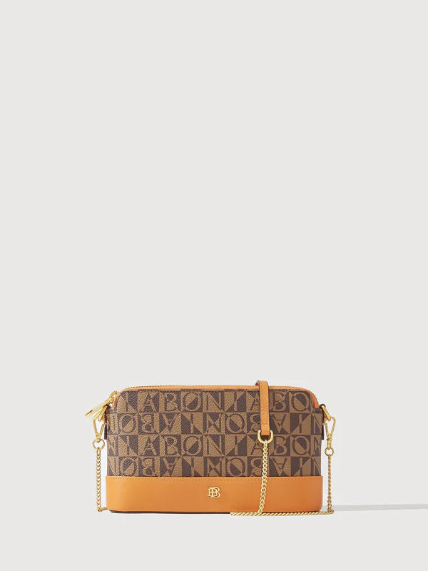 Bonia Golden Darya Monogram Women's Bag with Adjustable Strap 860371-102-61  
