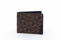 Bonia Brown Monogram Cards Wallet 866028-603-08