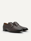 PEDRO Men Harisson Leather Derby Shoes - Dark Brown