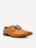 PEDRO Men Brando Leather Derby Shoes - Camel