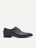 PEDRO Brando Leather Derby Shoes - Navy