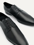 PEDRO Men Altitude Lightweight Leather Derby Shoes - Black