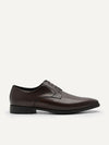 PEDRO Men Altitude Lightweight Leather Derby Shoes - Dark Brown