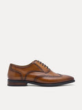 PEDRO Men Baker Leather Oxford Shoes - Camel