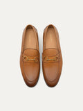 PEDRO Men Gable Leather Loafers - Camel