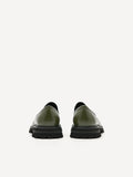 PEDRO Men Icon Leather Loafers - Military Green