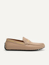 PEDRO Men Leather Mod Mocassins - Sand