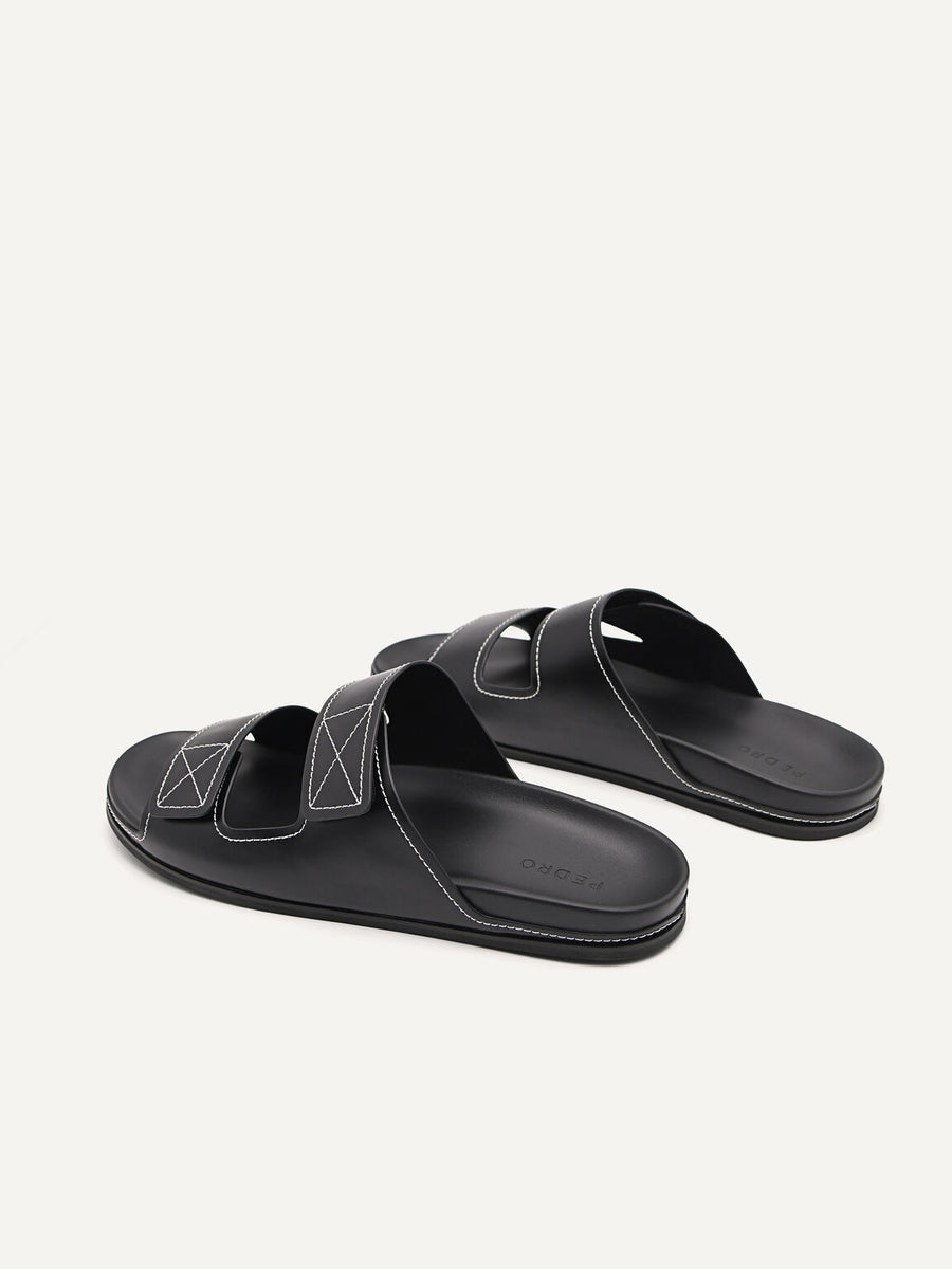 PEDRO Men Slides - Black – Khit Zay