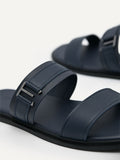 PEDRO Men Backless Dress Sandals - Navy