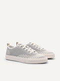 PEDRO Women Pleated Court Sneakers - Light Grey