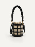 PEDRO Women Plait Bucket Bag - Black