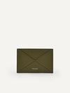 PEDRO Women Studio Leather Card Holder - Military Green