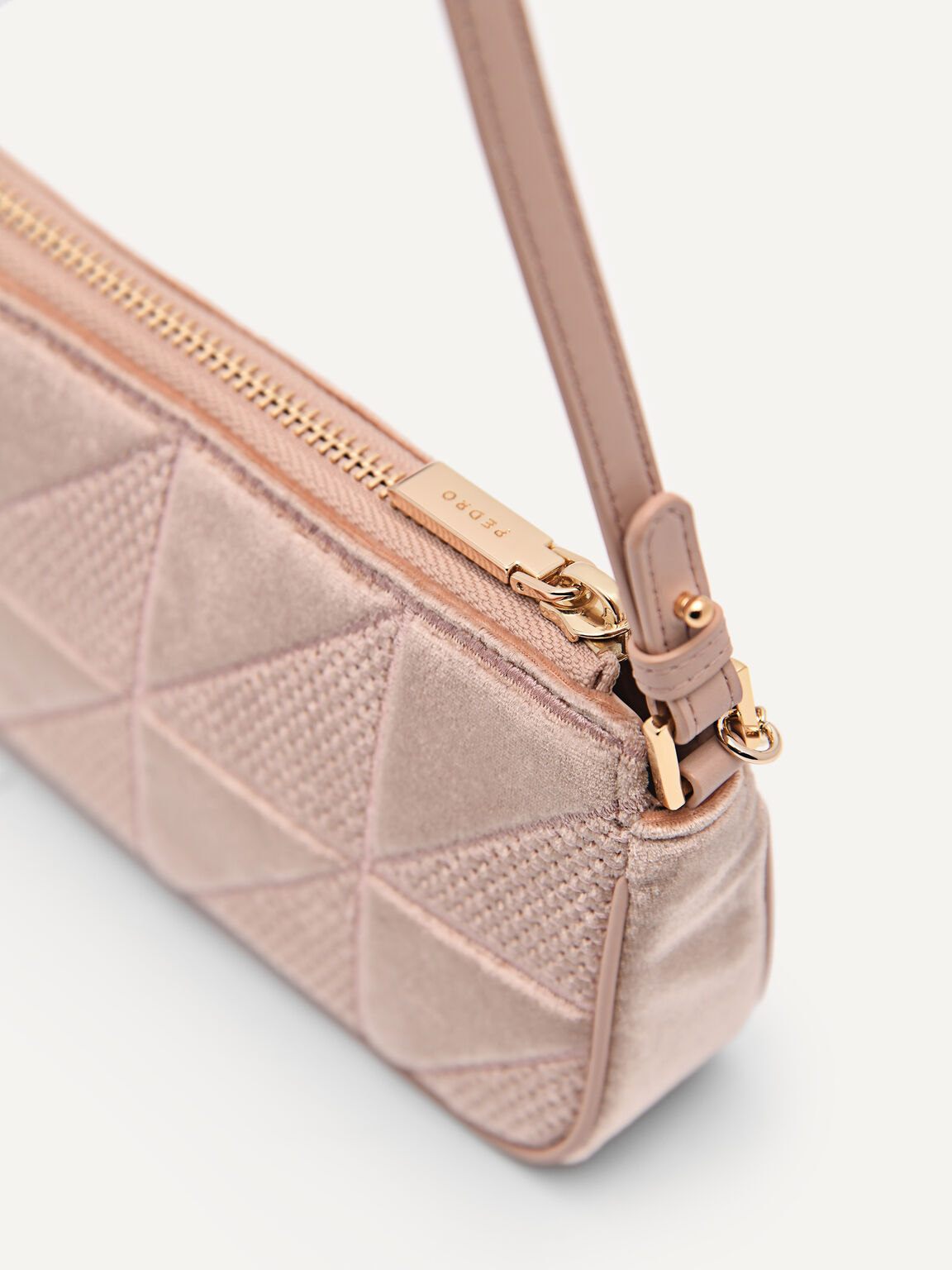 PEDRO Icon Mini Leather Shoulder Bag - Nude