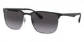 Ray Ban 8053672828870 Polished Black On Silver