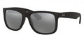 Ray Ban Justin 8053672628319 Rubber Black